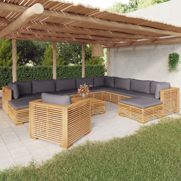 Garten-Lounge-Set Teakholz