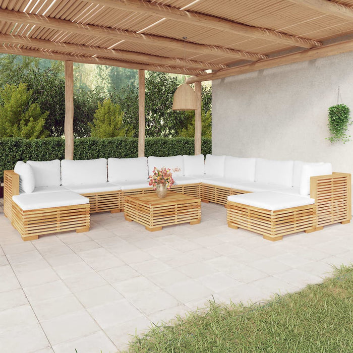Garten-Lounge-Set Teakholz