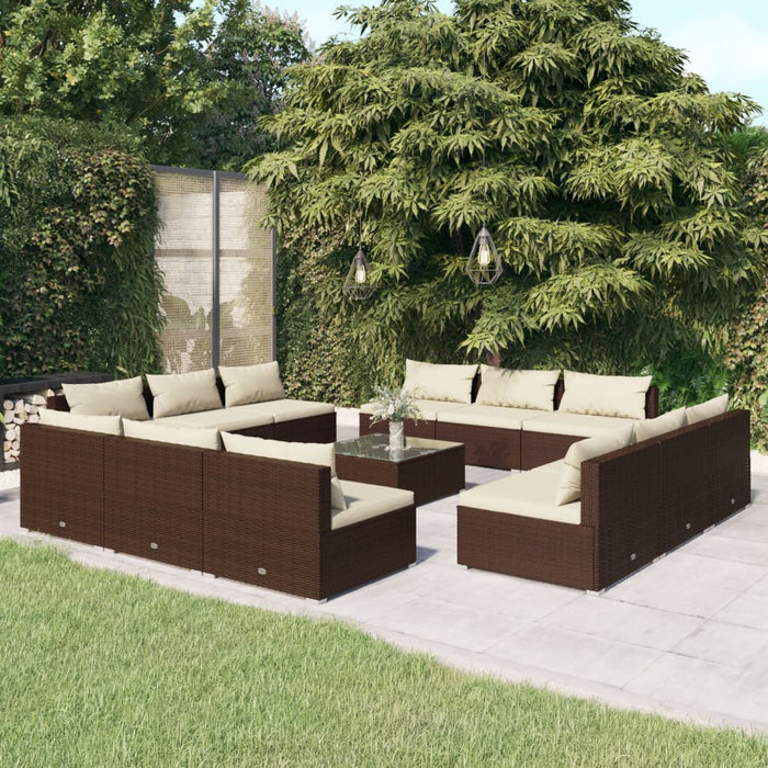 Garten-Lounge-Set Rattan