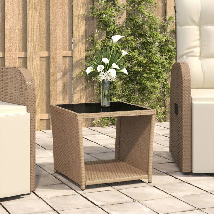 Beistelltisch Poly Rattan