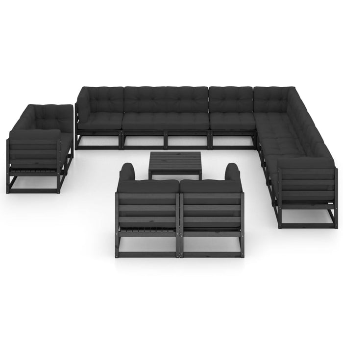 Garten-Lounge-Set Massivholz Kiefer