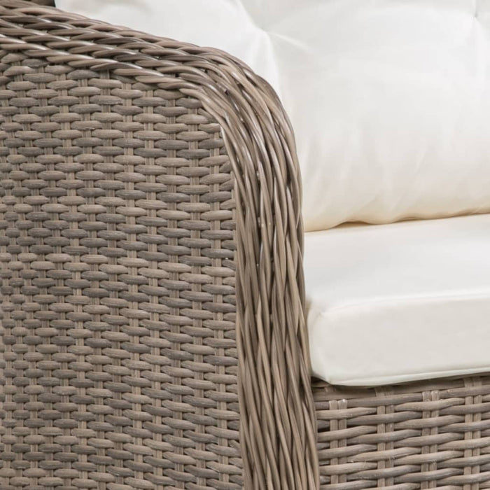 Garten-Essgruppe-Set Poly Rattan