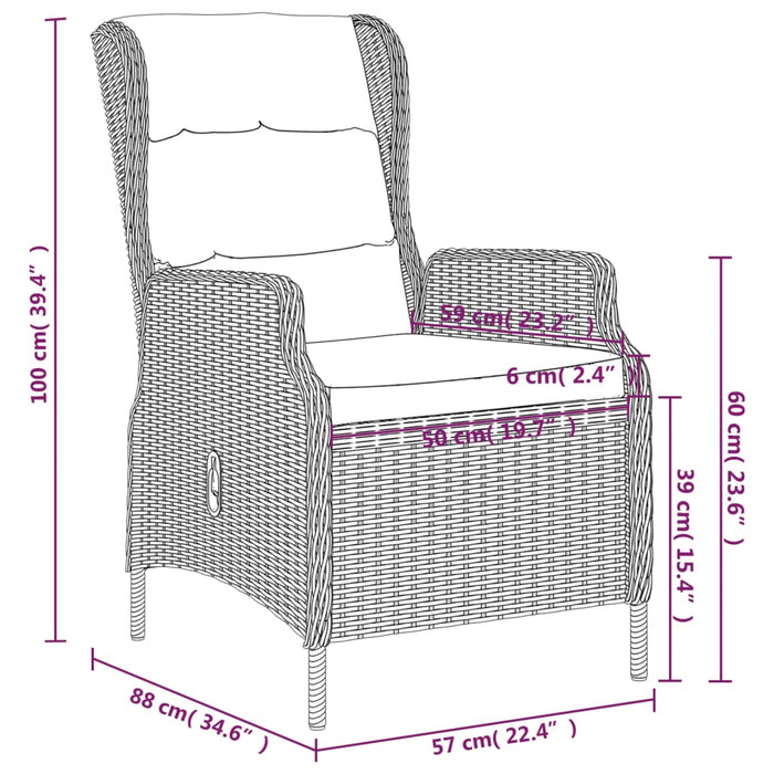 Garten-Essgruppe-Set 200cm